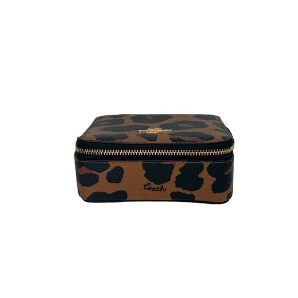 Coach Jewlery Box with Leopard print  New - Picture 6 of 8